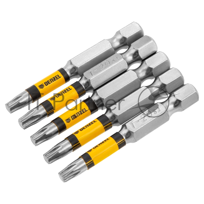 Набор бит, T20x2, 5 шт.// Denzel