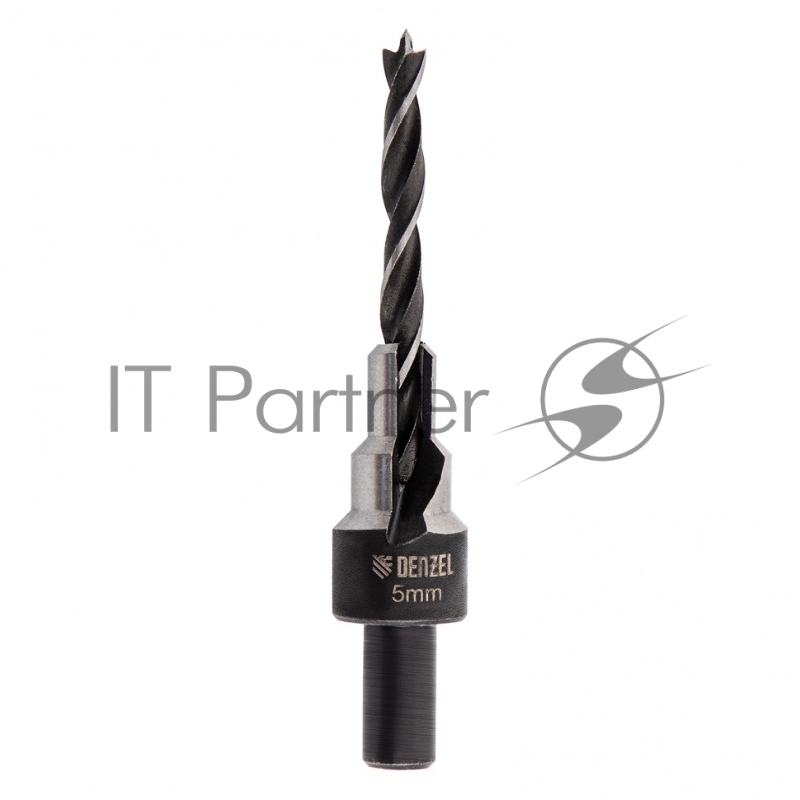 Набор сверл под конфирмат, 3-5 мм, 4 шт // Denzel