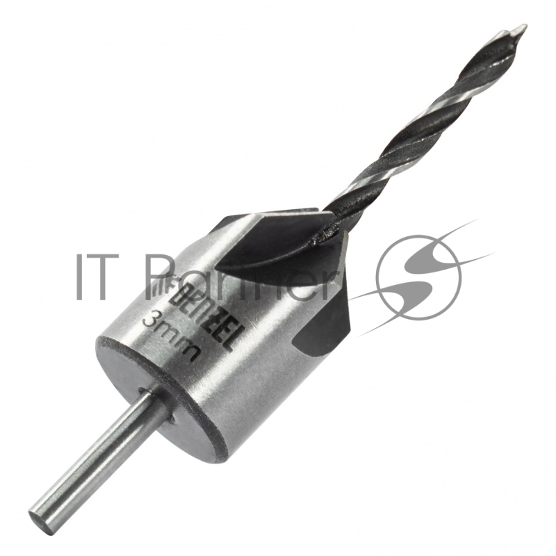 Набор сверл зенкеров по дереву, 3-10 мм, 7 шт // Denzel