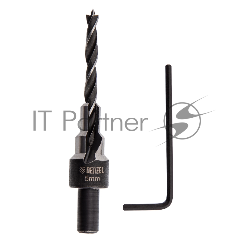 Сверло-зенкер под конфирмат, 5 мм // Denzel