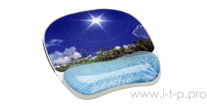 Коврик Fellowes® Photo Gel™, гель принимает форму вашего запястья, нескользящее основание, 230 х 202