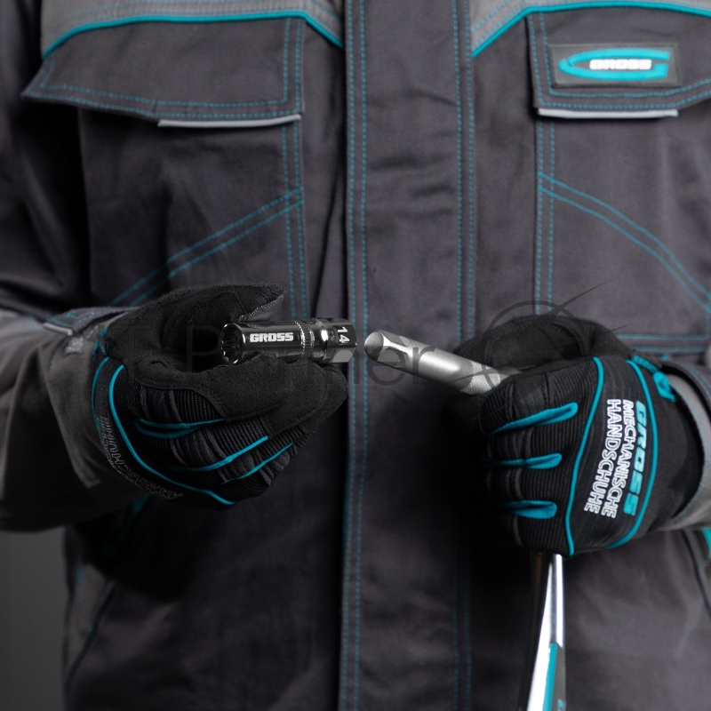 Головка торцевая свечная, магнитная,12-гранная, 14 мм, под квадрат 1/2// Gross