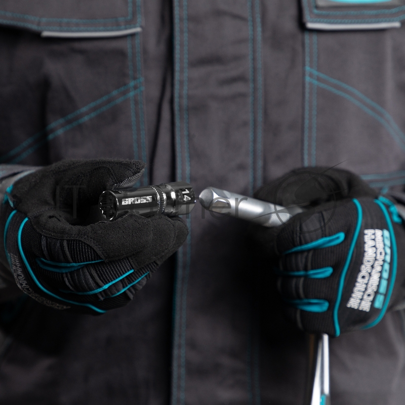 Головка торцевая свечная, магнитная,12-гранная, 14 мм, под квадрат 1/2// Gross