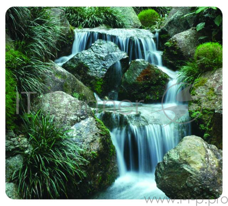 Коврик Fellowes® ВОДОПАД, для любого типа мышей, Earth Series™, нескользящее основание, 208 х 203 х