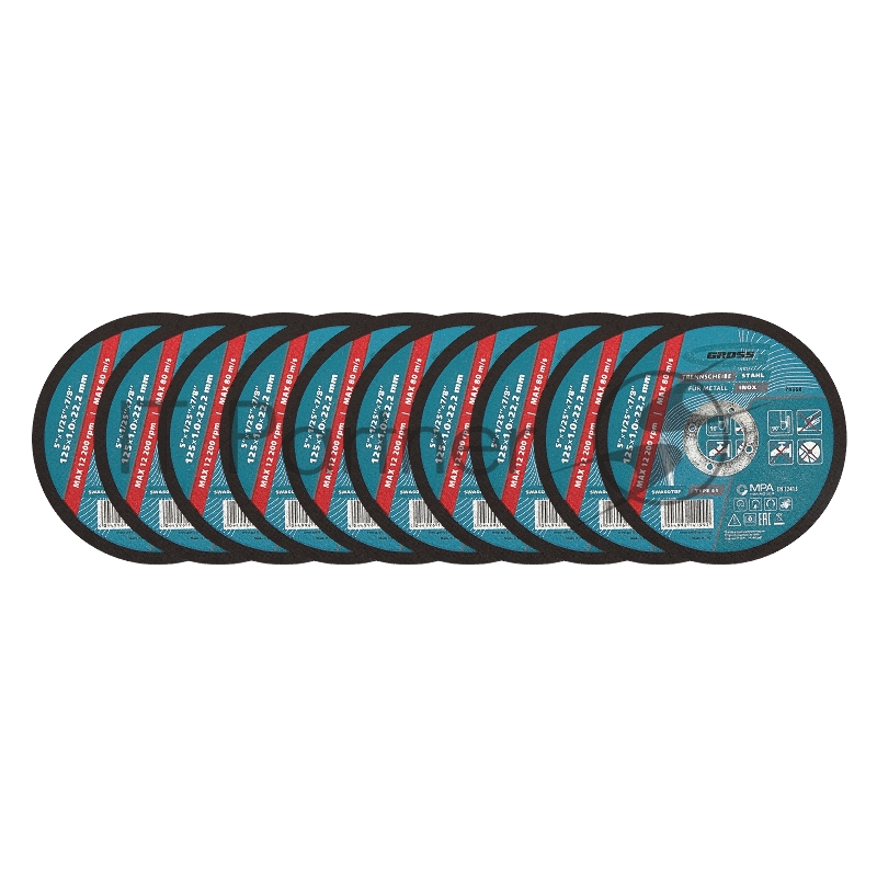 Круг отрезной по металлу, 125 х 1,0 х 22,2 мм, SWA60TBF// Gross