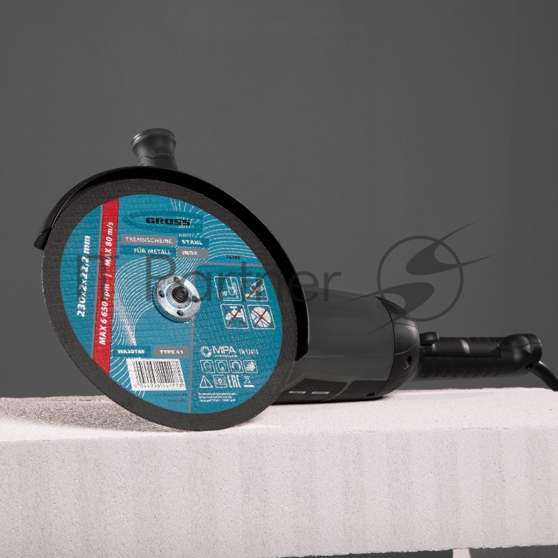 Круг отрезной по металлу, 230 х 2,0 х 22,2 мм, WA36TBF// Gross