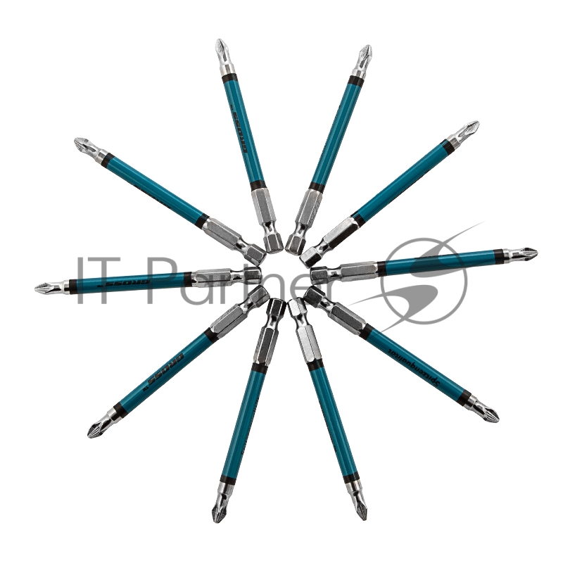 Набор бит PZ2 х90, сталь S2, 10шт.// Gross