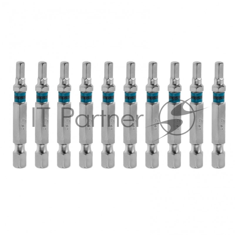 Набор бит HEX 4х50, сталь S2, 10 шт.// Gross