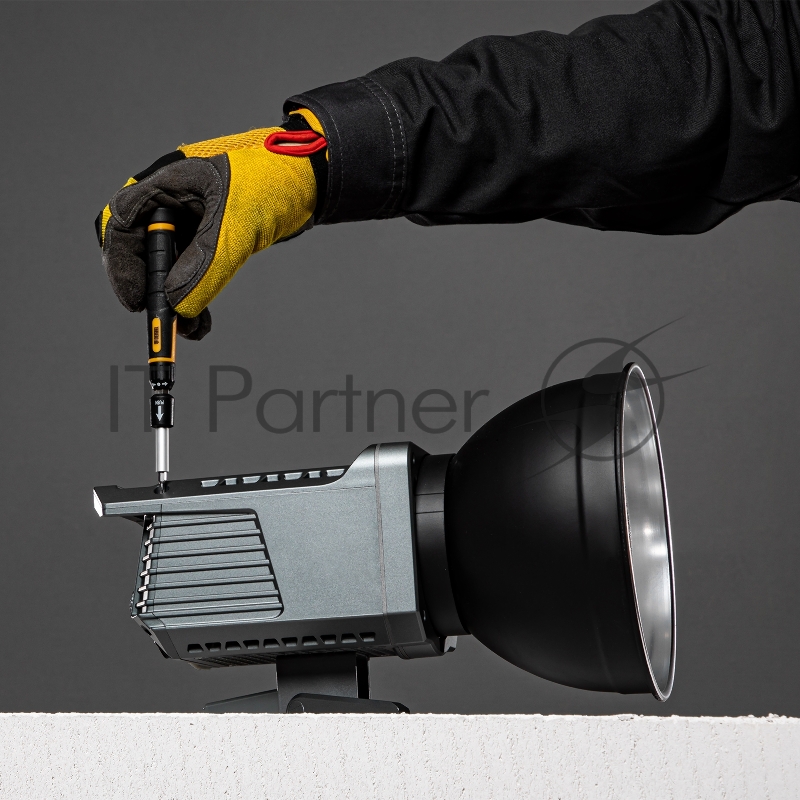 Отвертка с набором бит и торцевых головок для точных работ, Гибкий привод. 48 штук// Denzel