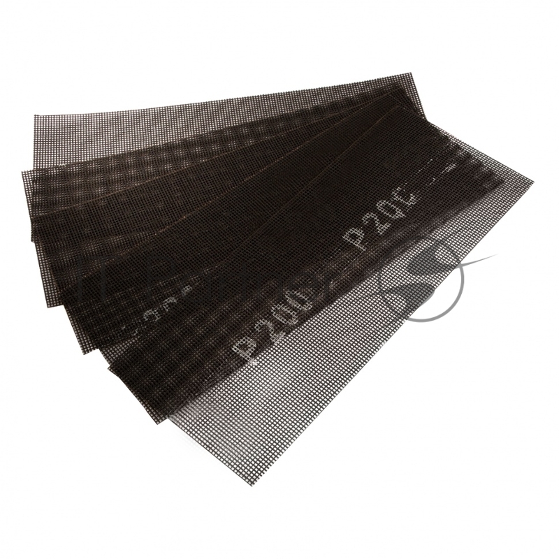 Сетка абразивная, P 200, 115 х 280 мм, 5 шт.// Denzel