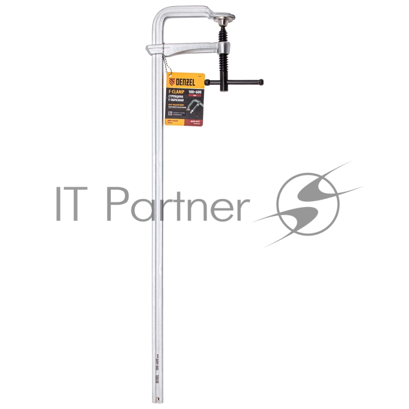 Струбцина F-образная, 100x600мм, кованая // Denzel