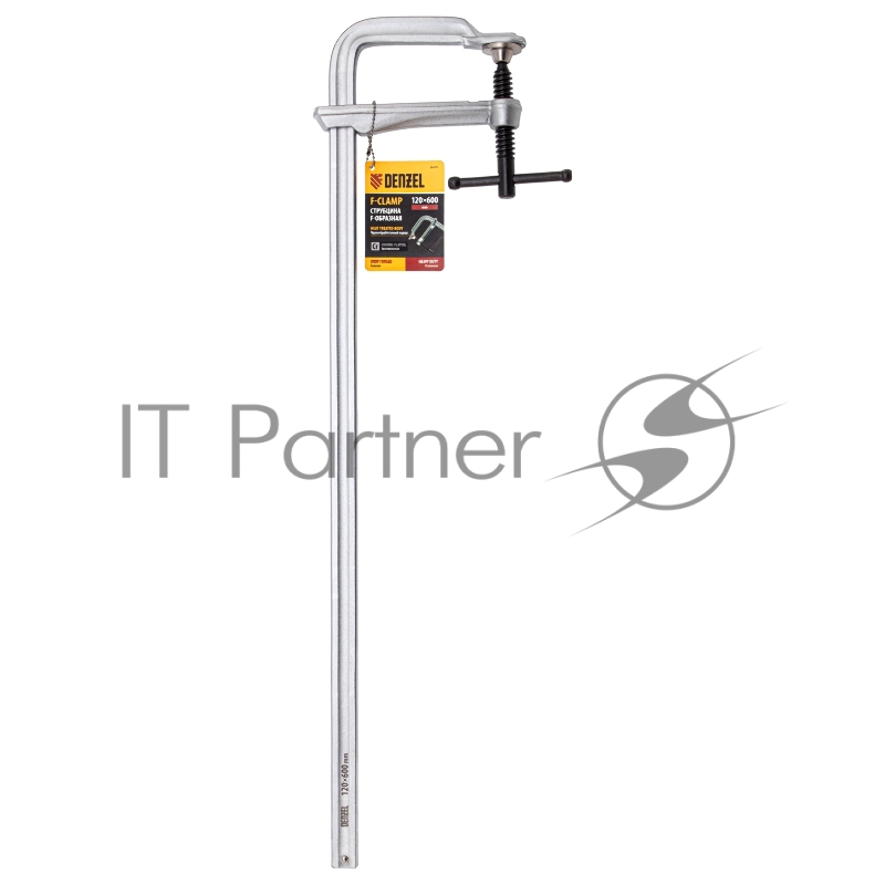 Струбцина F-образная, 120x600мм, кованая // Denzel