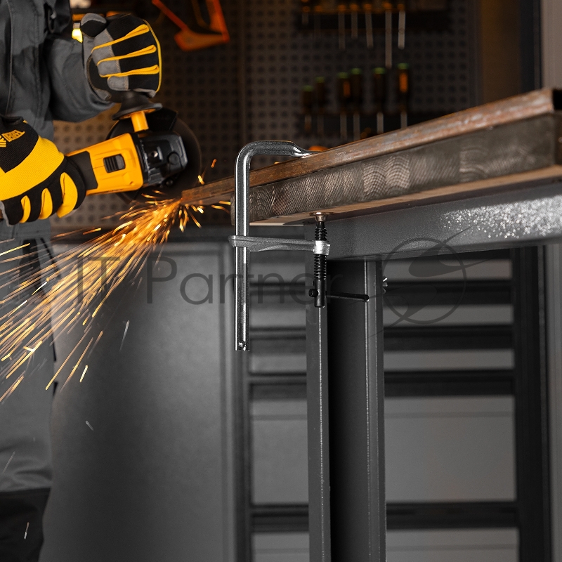 Струбцина F-образная, 80x200мм, кованая // Denzel