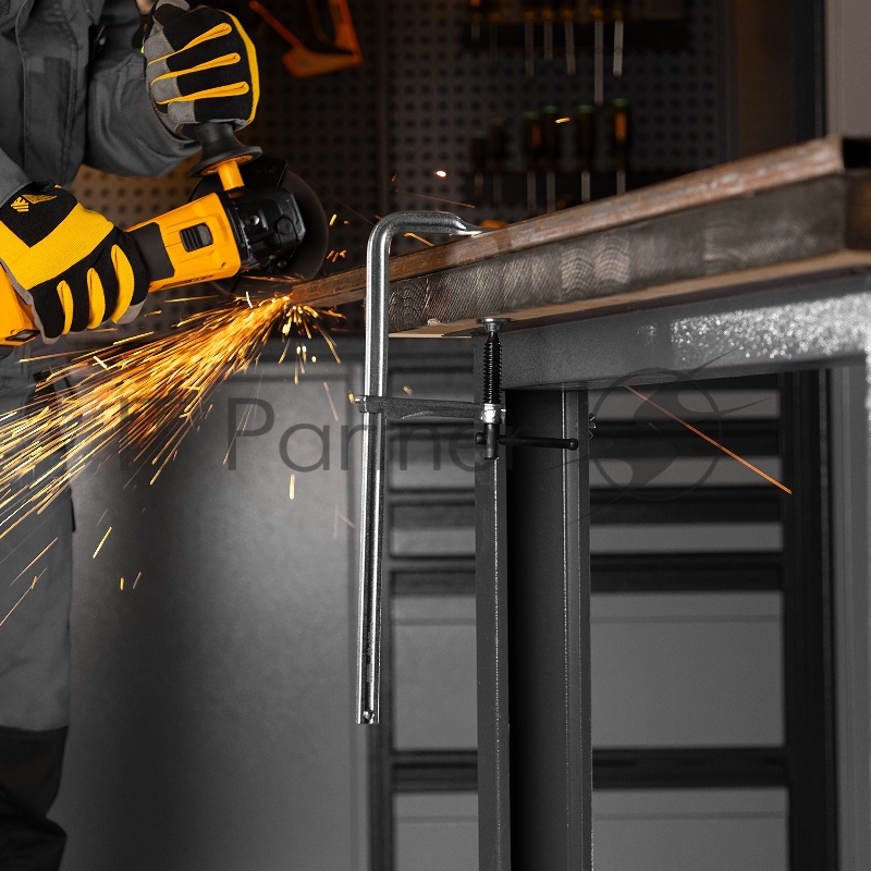 Струбцина F-образная, 80x300мм, кованая // Denzel