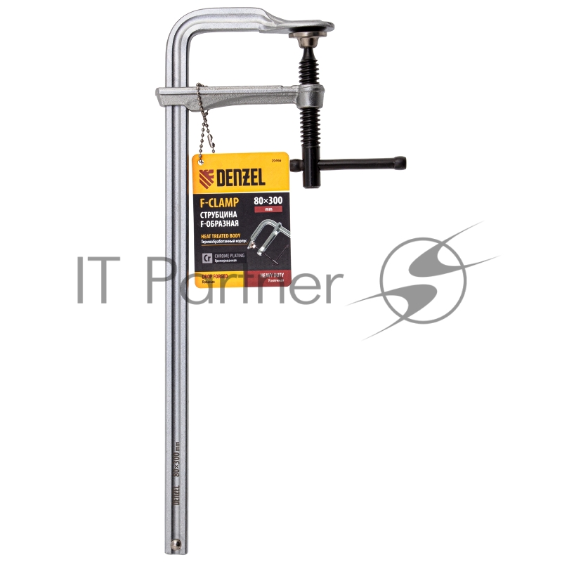 Струбцина F-образная, 80x300мм, кованая // Denzel