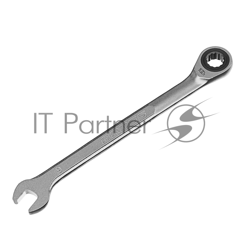 Ключ комбинированный трещоточный 9 мм// Gross