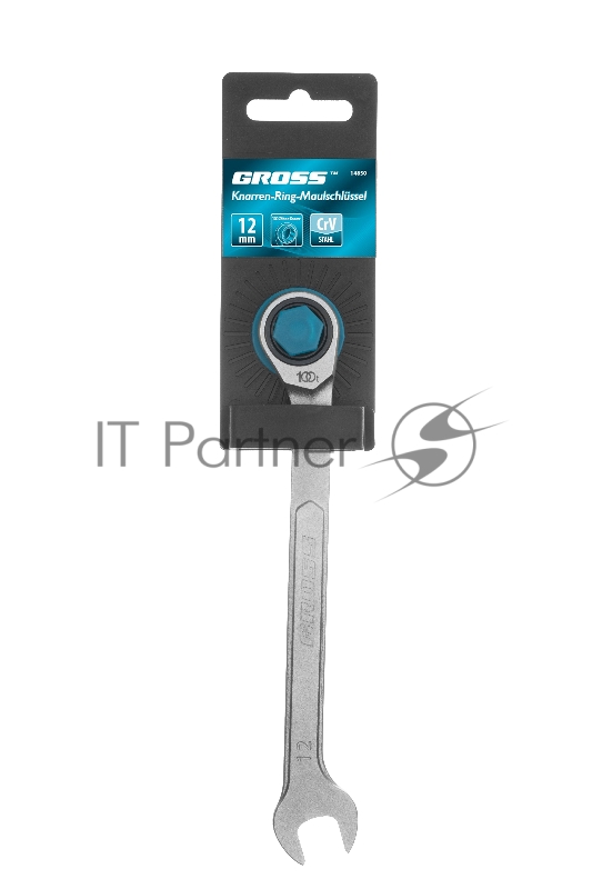 Ключ комбинированный трещоточный 12 мм// Gross