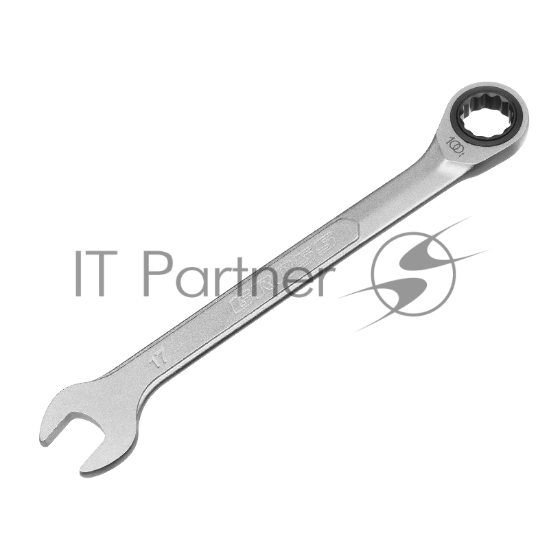 Ключ комбинированный трещоточный 17 мм// Gross