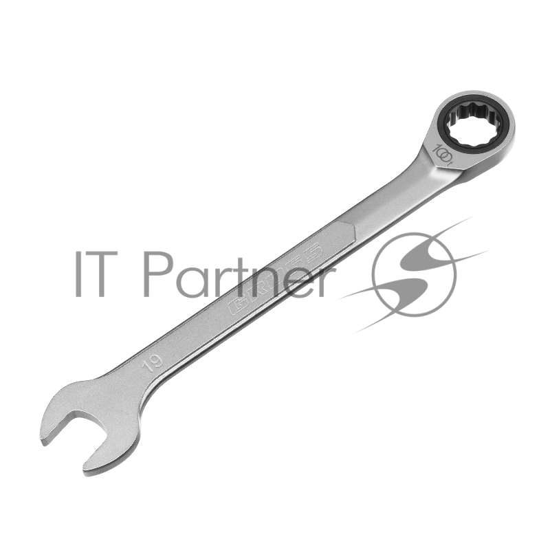 Ключ комбинированный трещоточный 19 мм// Gross