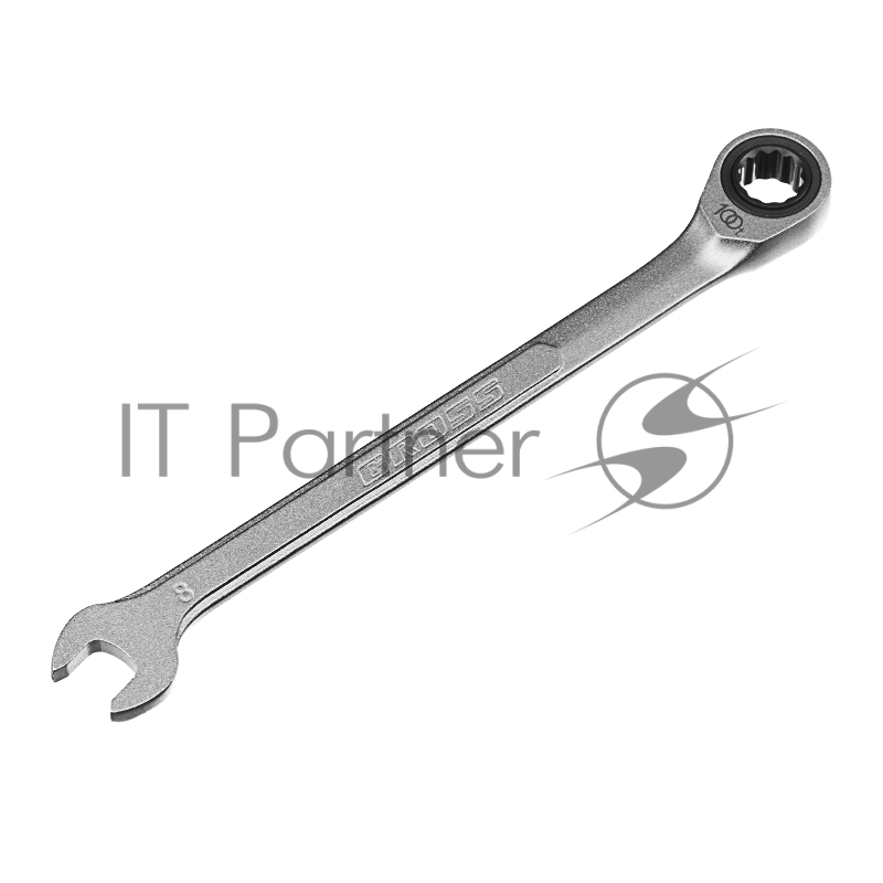 Ключ комбинированный трещоточный 8 мм// Gross