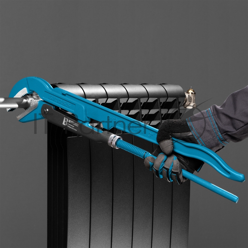 Ключ трубный рычажный, №4, 3, цельнокованый, CrV, тип B// Gross