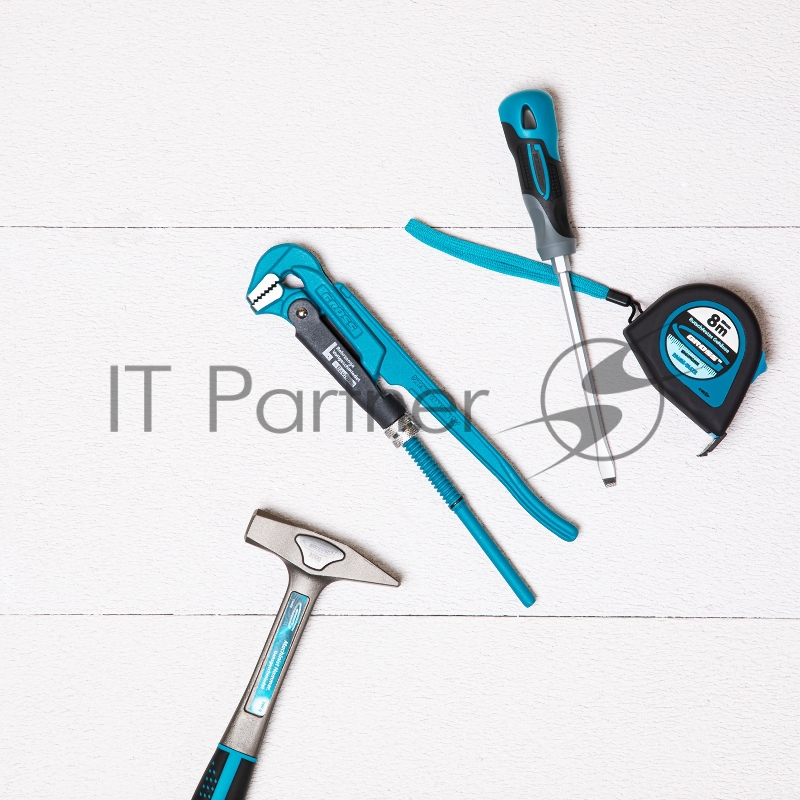 Ключ трубный рычажный, №0, 3/4, цельнокованый, CrV, тип - L// Gross