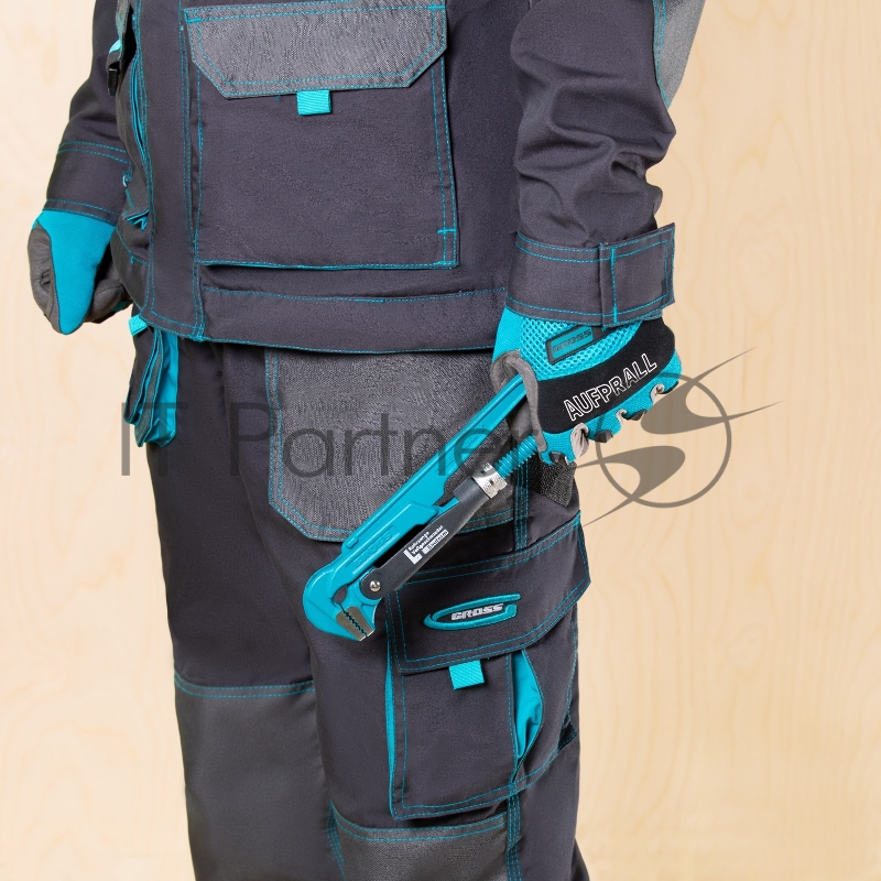 Ключ трубный рычажный, №0, 3/4, цельнокованый, CrV, тип - L// Gross