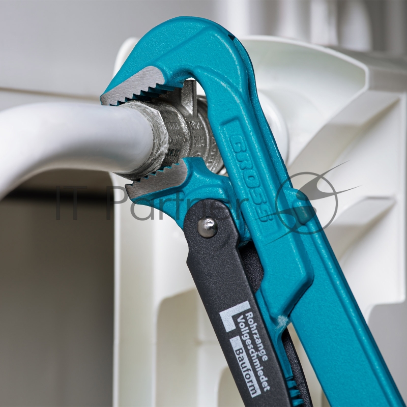 Ключ трубный рычажный, №0, 3/4, цельнокованый, CrV, тип - L// Gross