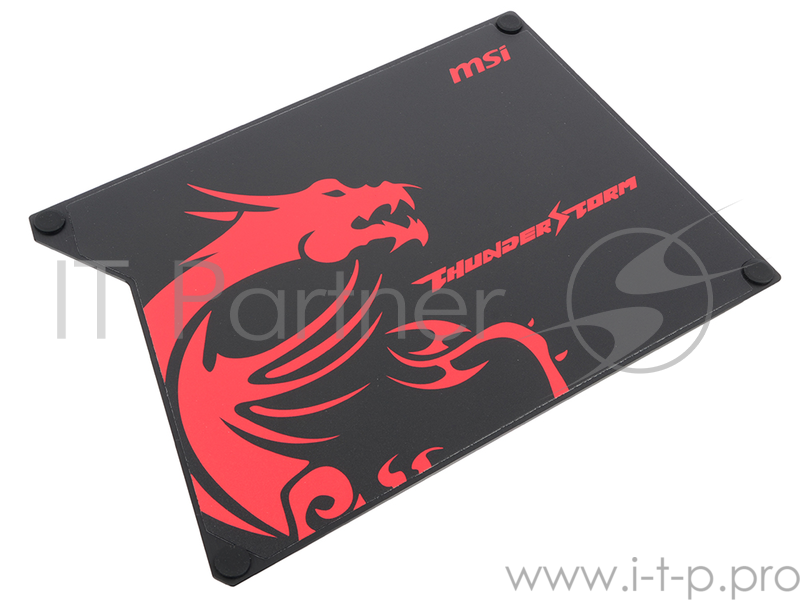MSI Thunderstorm Игровой коврик для мыши (320 x 225 x 2 mm, тефлон, аллюминий, двусторонний, GF9-V00