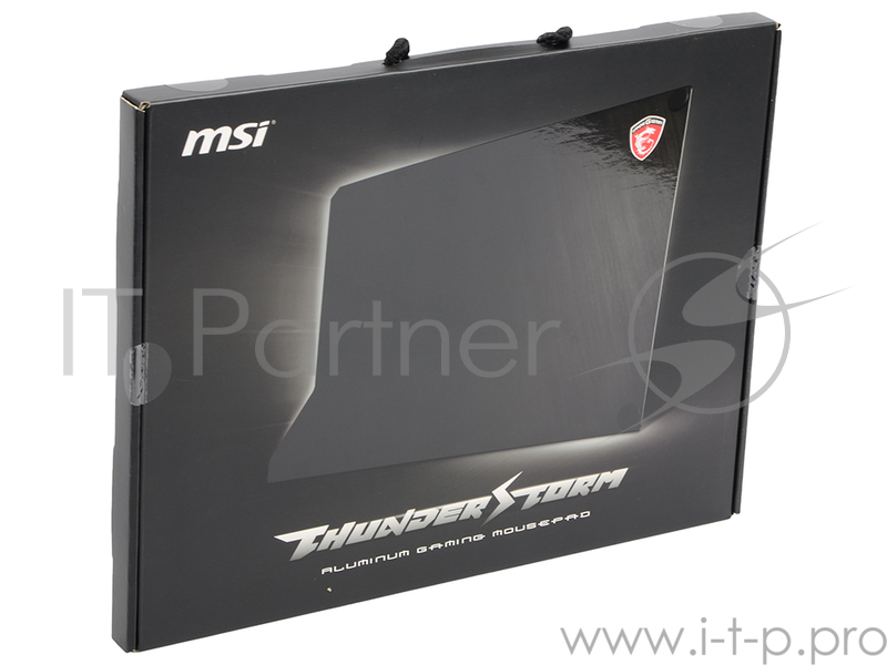 MSI Thunderstorm Игровой коврик для мыши (320 x 225 x 2 mm, тефлон, аллюминий, двусторонний, GF9-V00