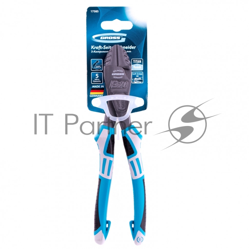 Бокорезы 200 мм, усиленные, трехкомпонентные рукоятки// Gross