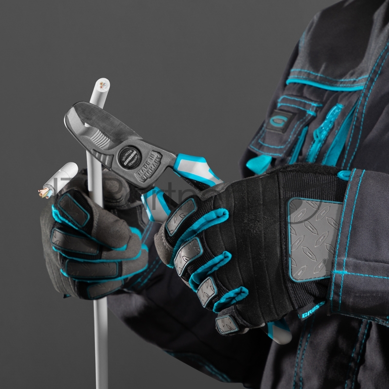 Кабелерез, трехкомпонентные рукоятки, 210 мм// Gross