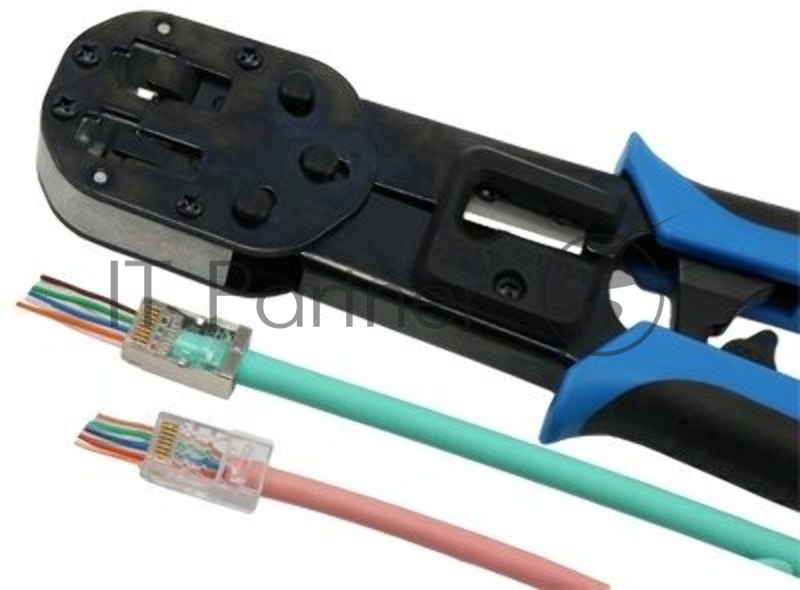 Инструмент обжимной Hyperline HL-3H00010 для разъемов RJ45 серии PLEZ