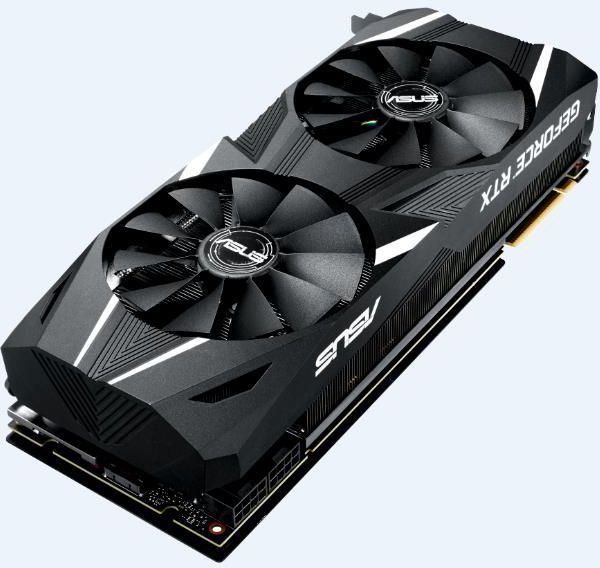 Видеокарта ASUS DUAL-RTX2080TI-O11G {11Gb, GDDR6}