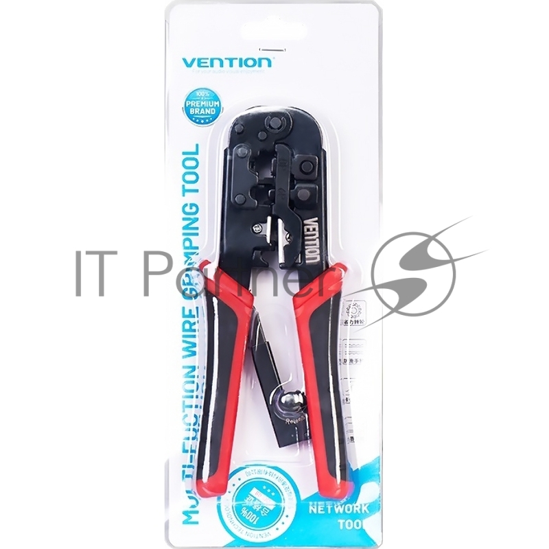 Обжимной инструмент Vention для витой пары с фиксатором RJ45/RJ12/RJ14/RJ11 (8p8c,6p6c,6p4c,6p2c)