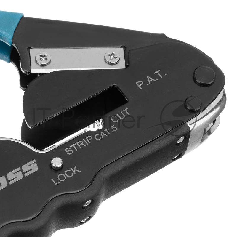 Клещи для обжима телефонных и компьютерных клемм RJ45, 8P и RJ11/12, 6P, компакт., CAT5// Gross