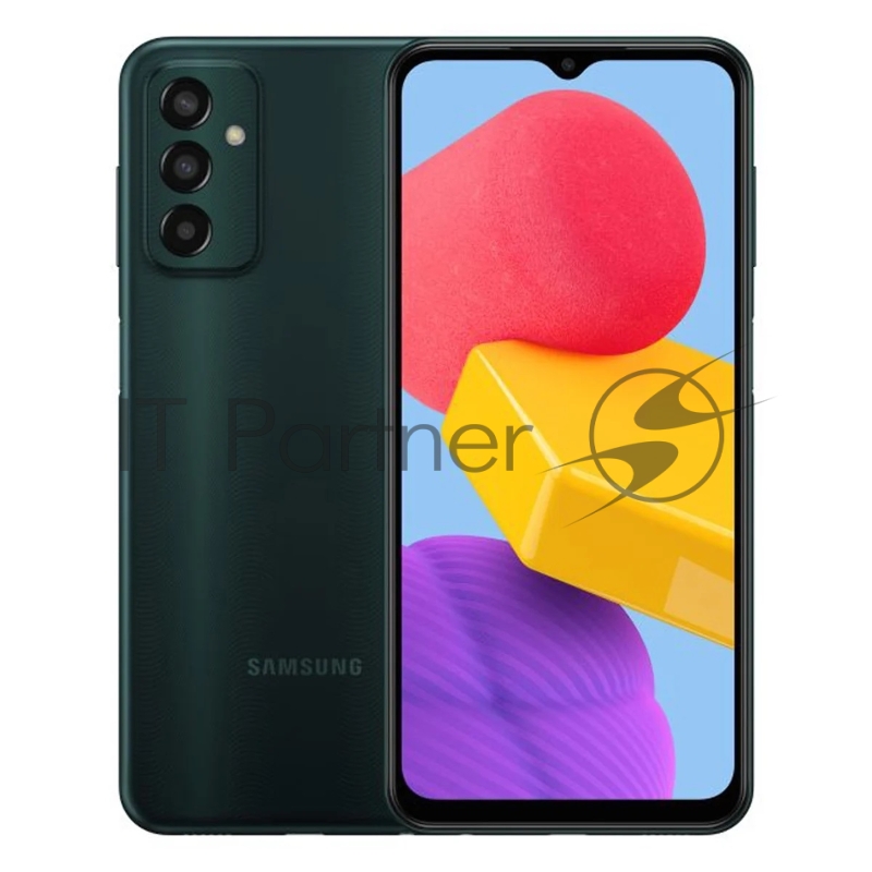 Смартфон Samsung Galaxy M13 4/128Gb Deep Green 6.6/1080x2408/8MP/50MP+5MP+2MP Stereo/5000mAh/3 pin