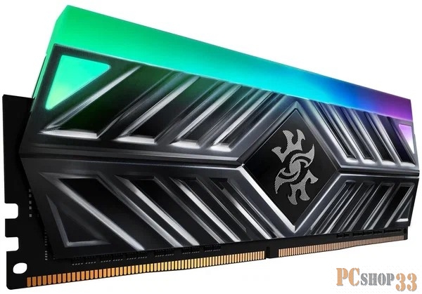 Модуль памяти ADATA DDR4 8GB 3600 DIMM XPG Spectrix D45G RGB AX4U36008G18I-ST41 Non-ECC, CL18, 1.35V, RTL (934529)