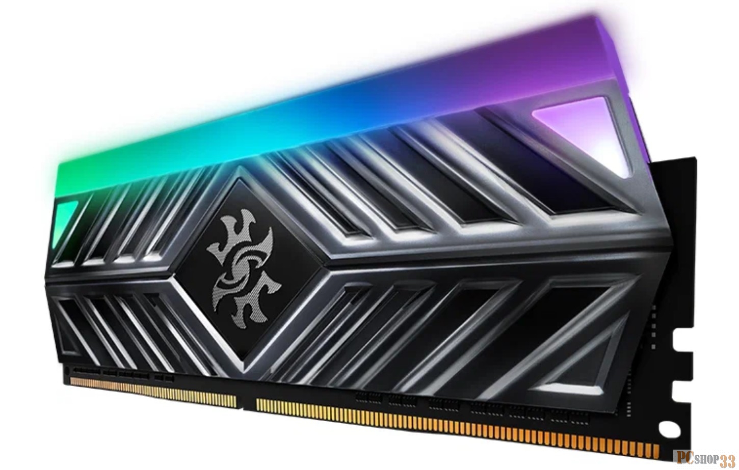 Модуль памяти ADATA DDR4 8GB 3600 DIMM XPG Spectrix D45G RGB AX4U36008G18I-ST41 Non-ECC, CL18, 1.35V, RTL (934529)