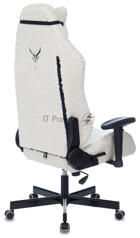 Кресло игровое Knight T1 молочный экомех с подголов. крестовина металл