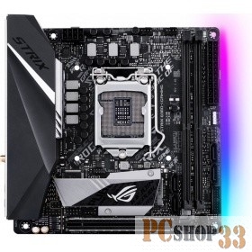 Материнская плата ASUS ROG STRIX B360-I GAMING Socket 1151v2, Intel B360, 2xDDR-4, 7.1CH, 1000 Мбит/с, Wi-Fi, Bluetooth, USB3.1, Mini-ITX, Retail
