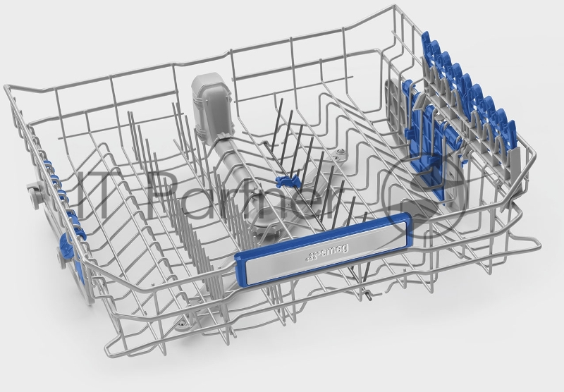 Встраиваемая посудомоечная машина SMEG/ Полностью встраиваемая посудомоечная машина, 60 см, Загрузка 13 комплектов посуды, 5 программ, 1/2 загрузка,уровень шума: 43 дБ(А),класс энергоэффективности C,LED-подсветка