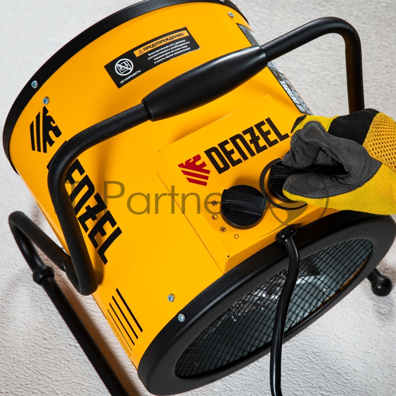 Тепловая пушка SFH-9000, 400 В, 720 м3/ч, 3 реж. вентилятор, 6000/9000 Вт// Denzel