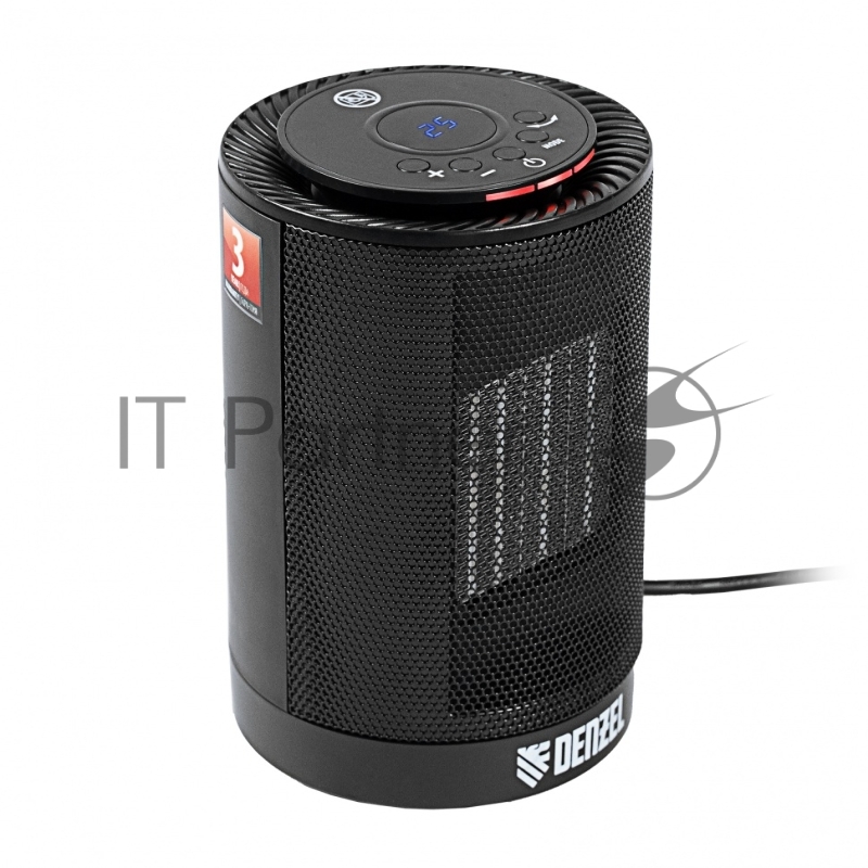 Тепловентилятор электр. керамический DTFC-1200, 3 реж., вентилятор, нагрев 600/1200 Вт// Denzel