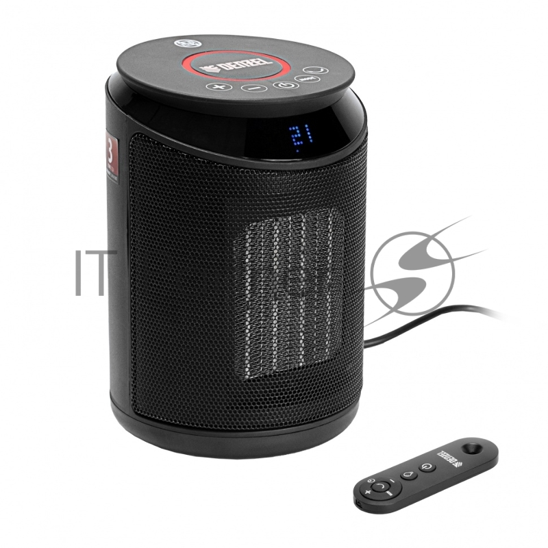 Тепловентилятор электр. керамический DTFC-2000, пульт, 3 реж., вент., нагрев 1000/2000 Вт// Denzel