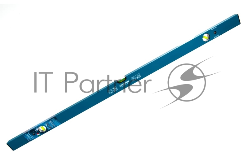 Уровень алюминиевый усиленный, 1200 мм, 3 глазка// Gross