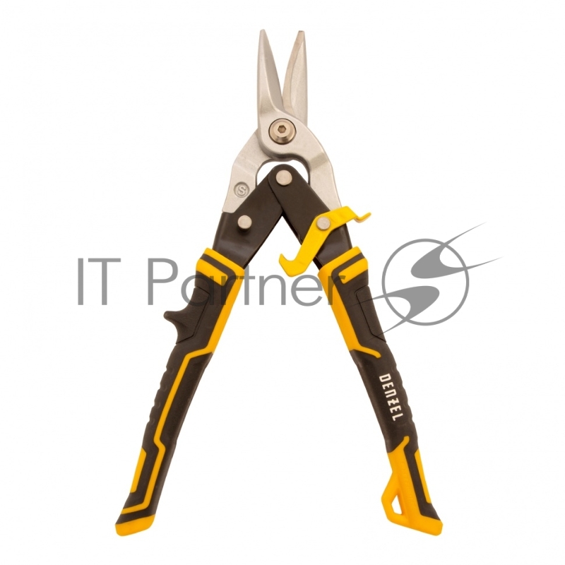 Ножницы по металлу,270мм, прямой рез,сталь-CrMo, трехкомп.рук-ки // Denzel