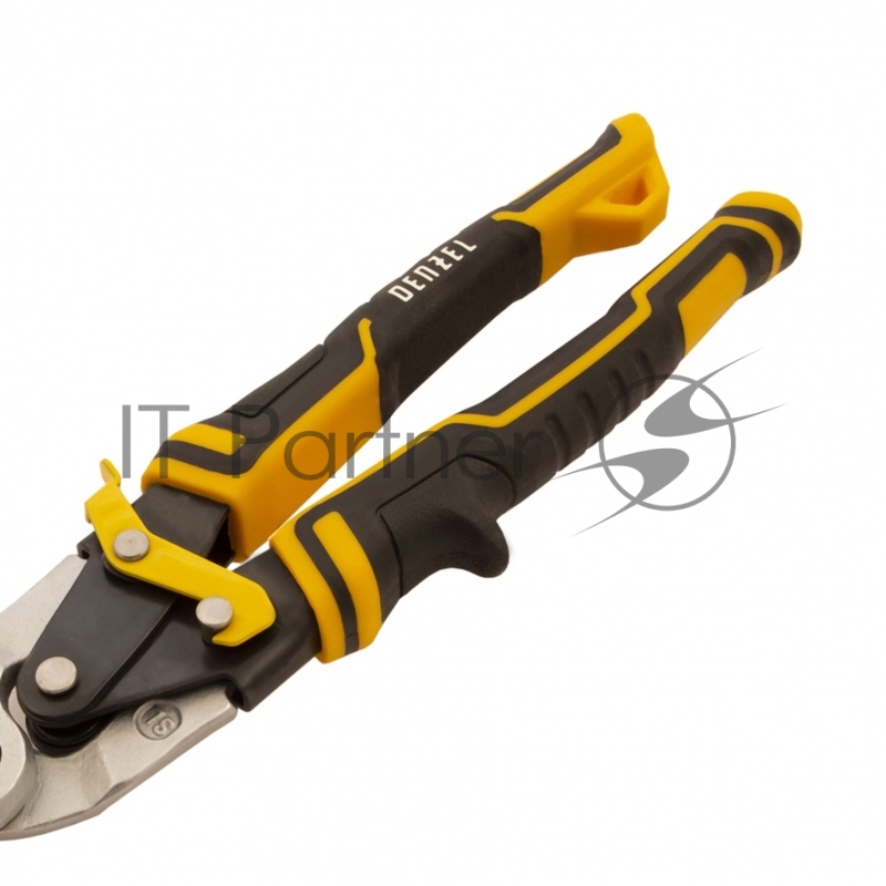 Ножницы по металлу,315мм, прямой проходной рез,сталь-CrMo, трехкомп.рук-ки // Denzel