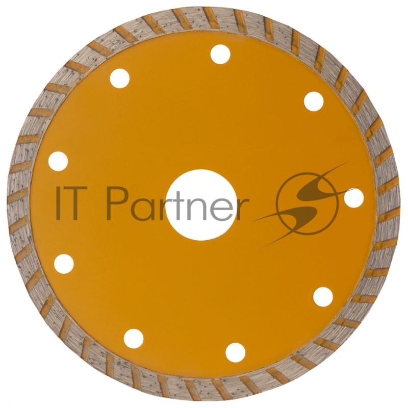 Диск алмазный отрезной ф125 х 22,2 мм, Турбо, сухое резание// Denzel