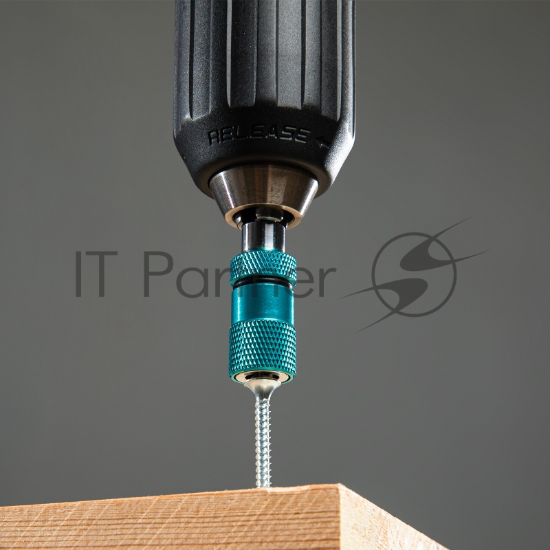 Адаптер для бит с ограничителем и двойным магнитом, 1/4// Gross